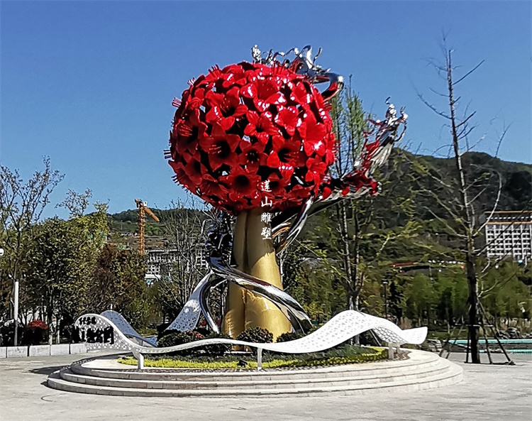 不銹鋼雕塑表面著色