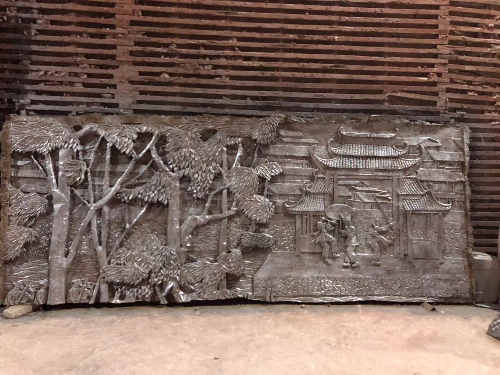 重慶玻璃鋼仿銀浮雕