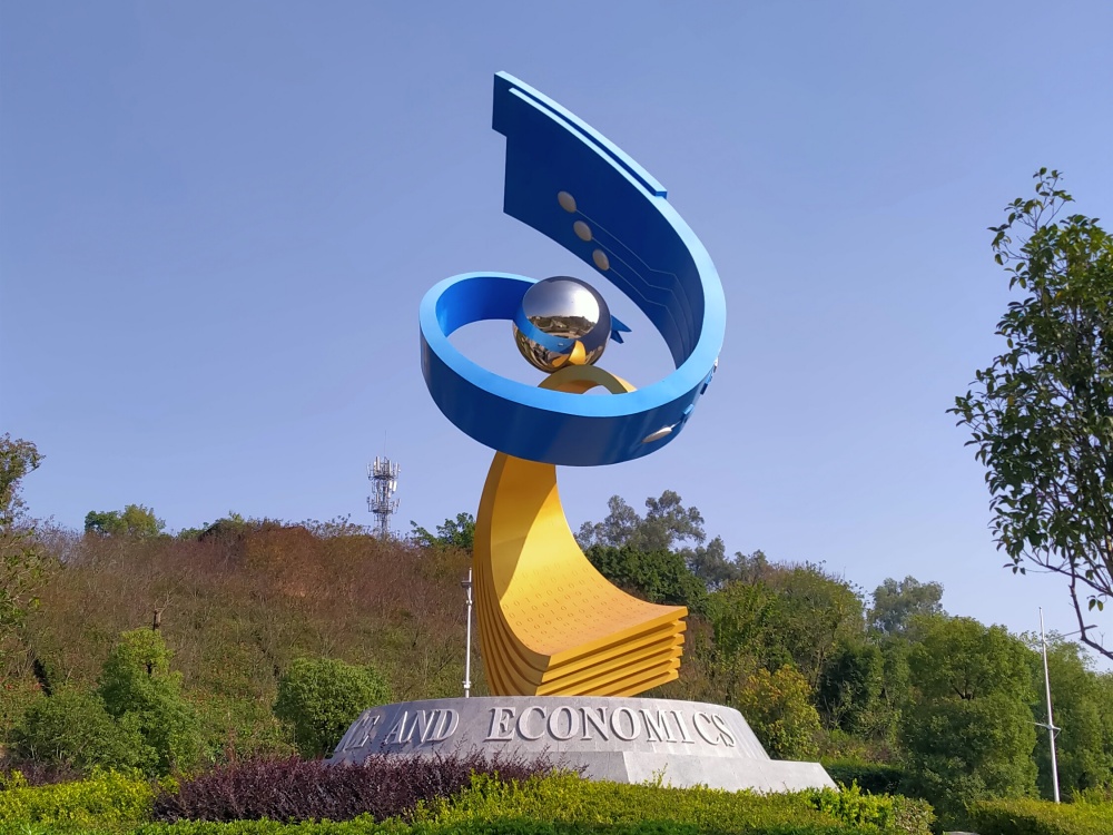 重慶永川財經(jīng)職業(yè)學(xué)院不銹鋼雕塑